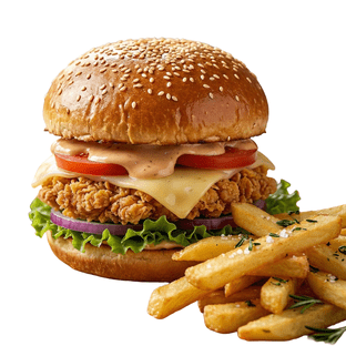 Crunchy Chicken Burger